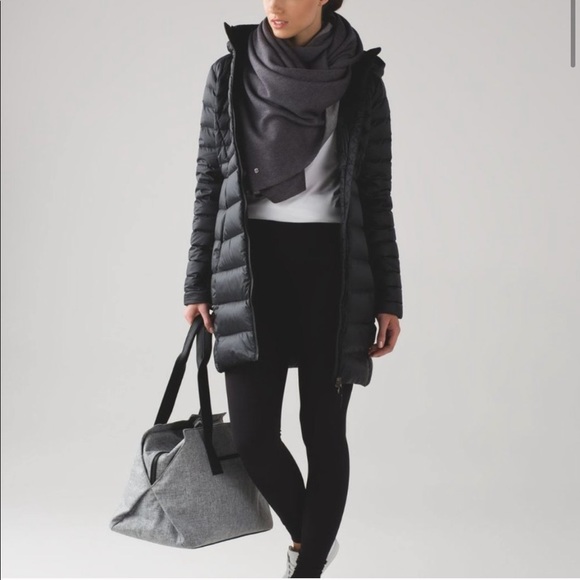 Lululemon Grey After Asana Wrap and Scarf Cashmere - Picture 4 of 12